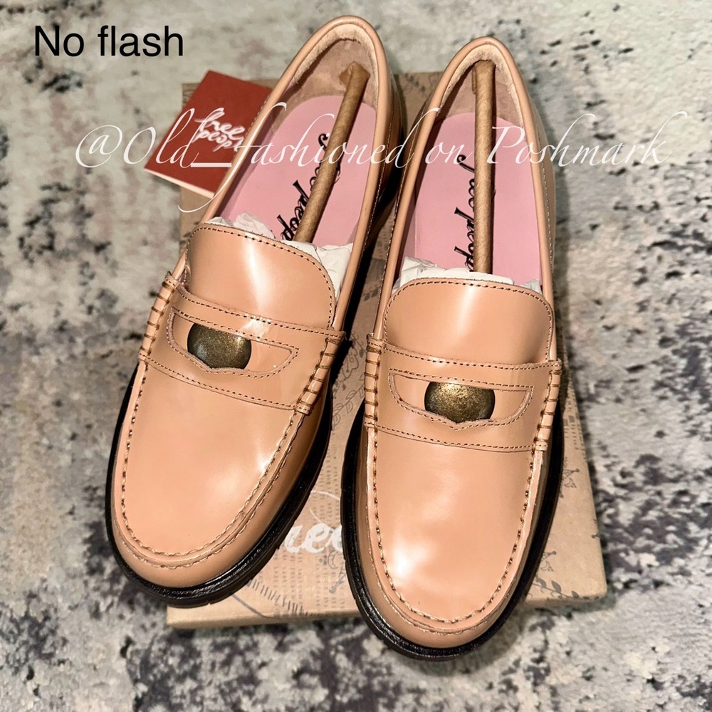 FREE PEOPLE Leather Liv Loafers - Picture 8 of 16